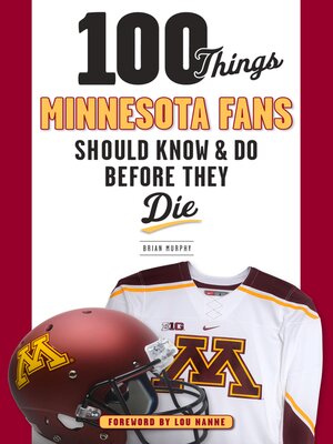 cover image of 100 Things Minnesota Fans Should Know &amp; Do Before They Die